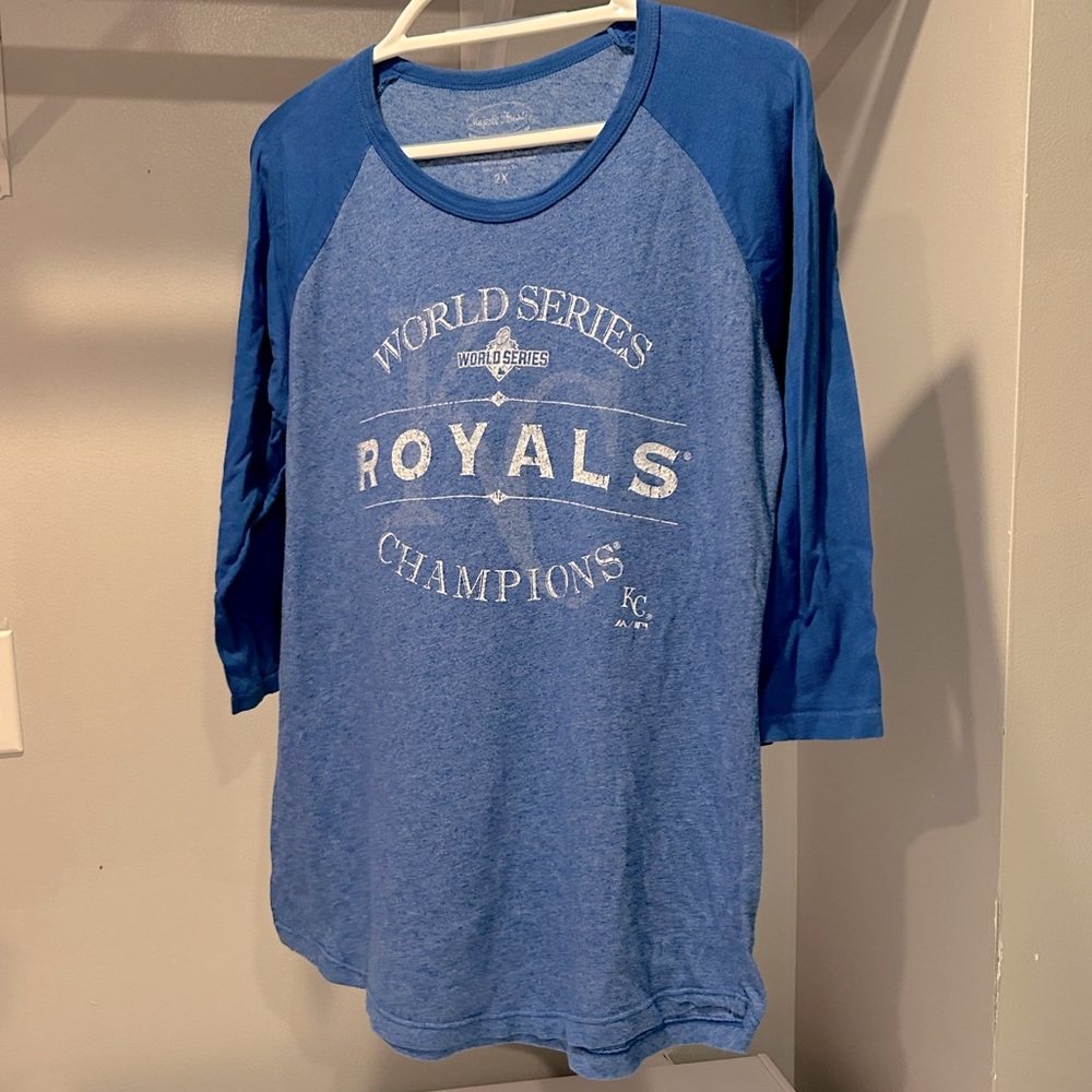 KC Royals World Series Champions Raglan T Shirt